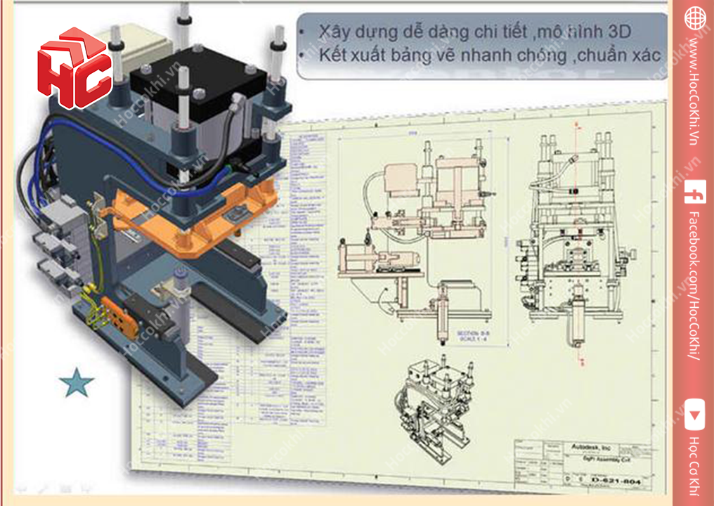 Giới thiệu tổng quan phần mềm thiết kế cơ khí Inventor